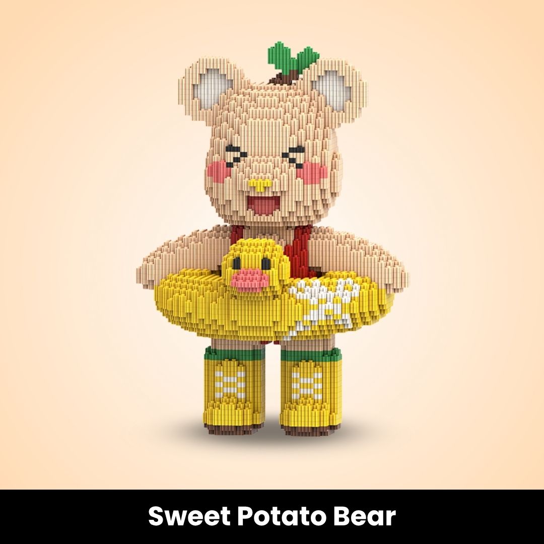 TeddyBlocks™ Mini Buildable Brick Bears (3000+ pcs)