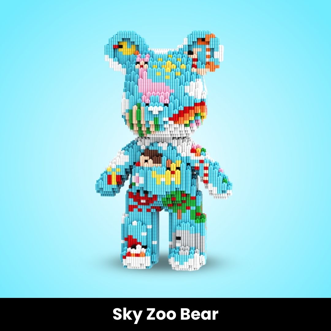 TeddyBlocks™ Mini Buildable Brick Bears (3000+ pcs)