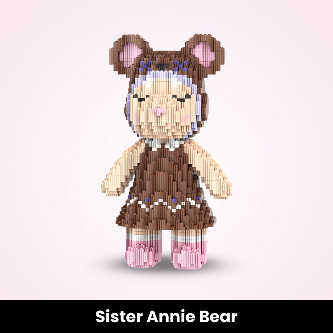 TeddyBlocks™ Mini Buildable Brick Bears (3000+ pcs)