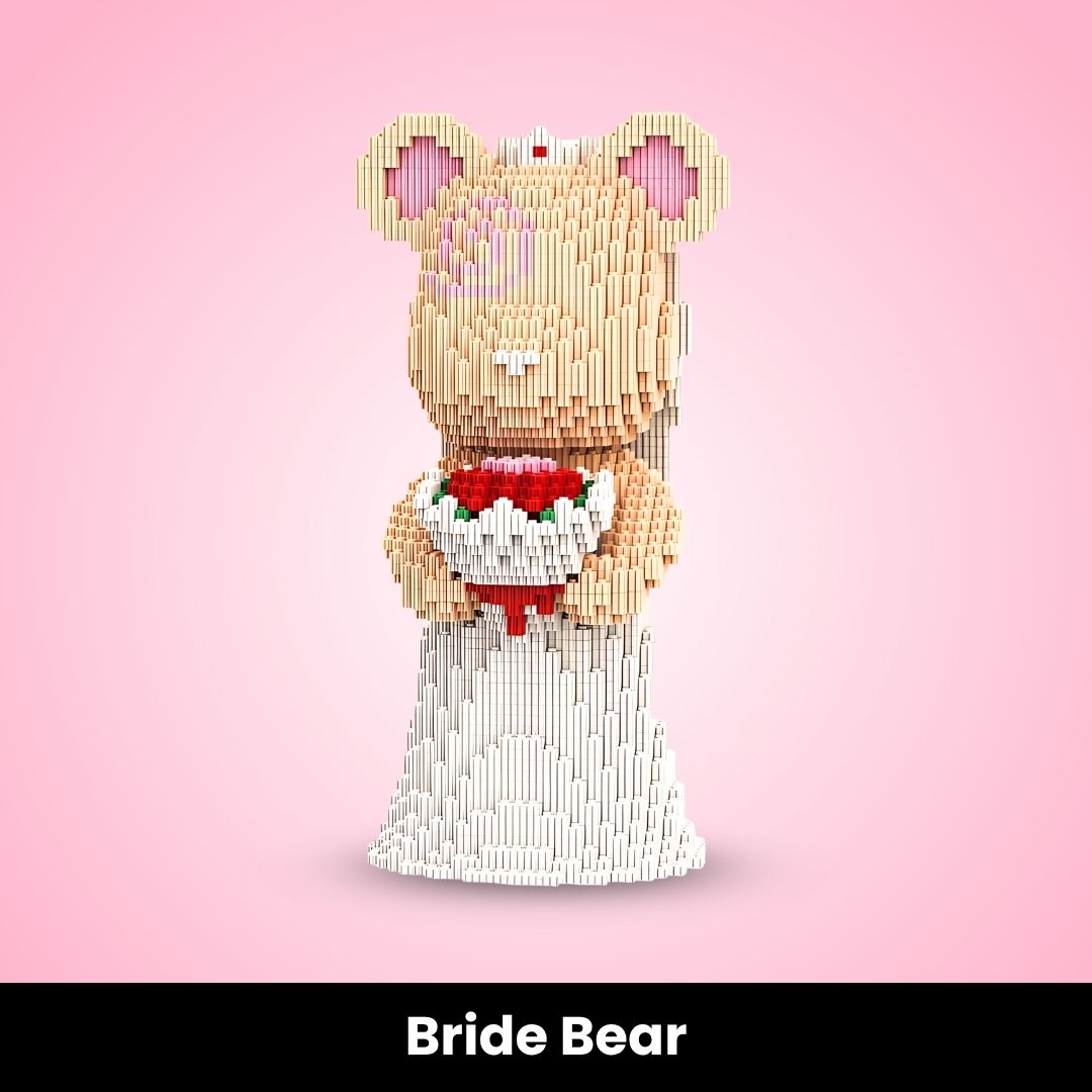 TeddyBlocks™ Mini Buildable Brick Bears (3000+ pcs)
