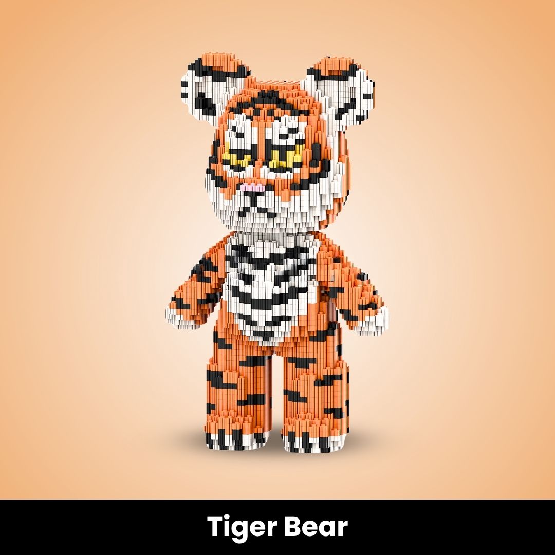 TeddyBlocks™ Mini Buildable Brick Bears (3000+ pcs)