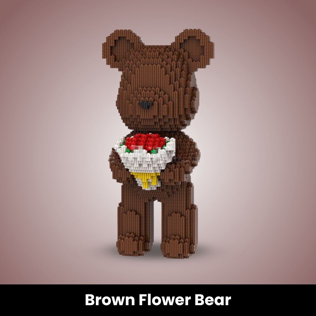 TeddyBlocks™ Mini Buildable Brick Bears (3000+ pcs)