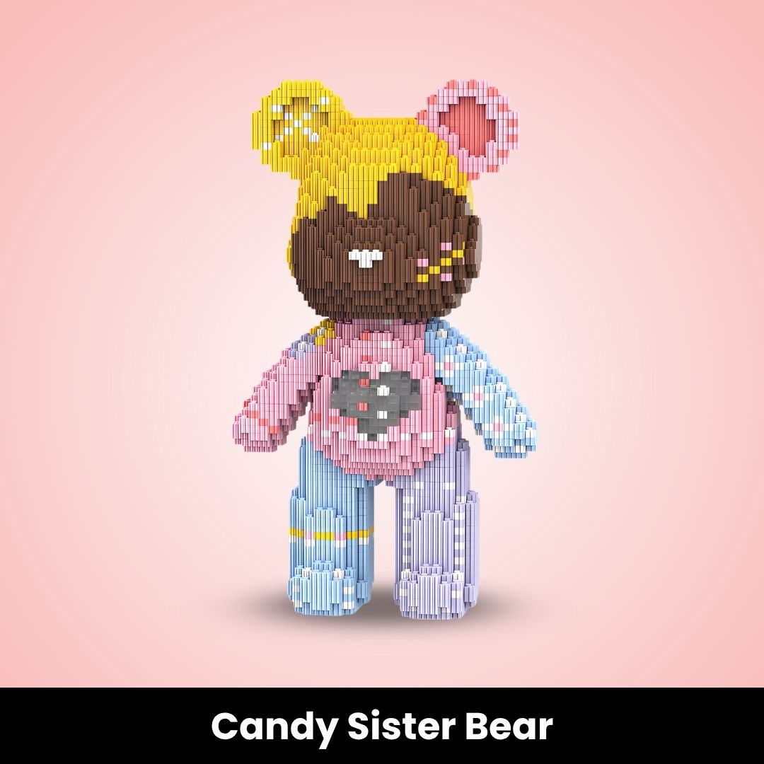 TeddyBlocks™ Mini Buildable Brick Bears (3000+ pcs)
