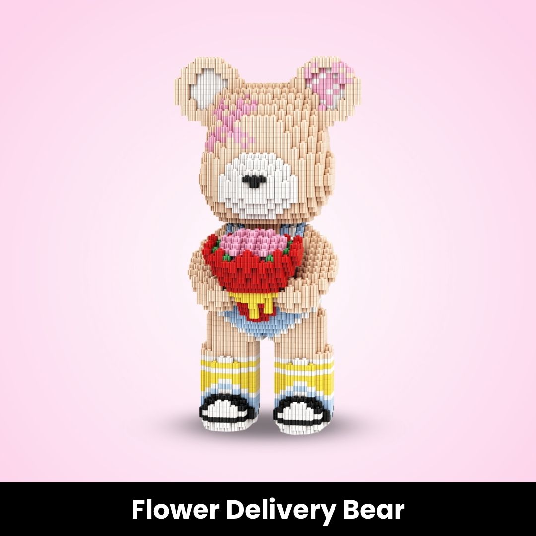 TeddyBlocks™ Mini Buildable Brick Bears (3000+ pcs)
