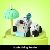 Sunbathing Panda