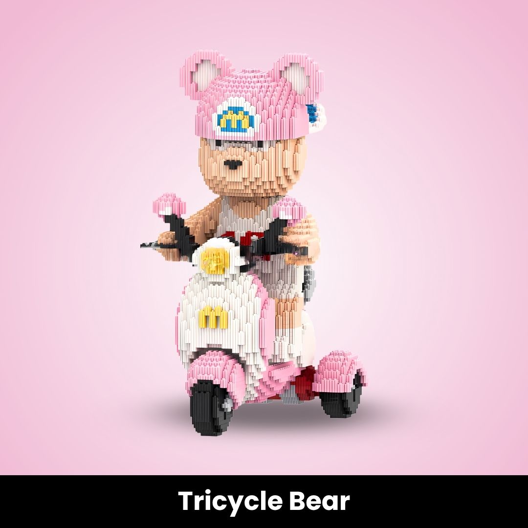 TeddyBlocks™ Mini Buildable Brick Bears (3000+ pcs)